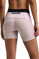 Striped Cadence 5" Compression Short W