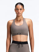 Striped Cadence Scoopneck Bra W