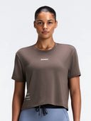 Micromesh SS Crop Tee W