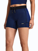 Striped Cadence 5" Compression Short W
