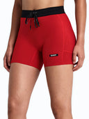 Striped Cadence 5" Compression Short W