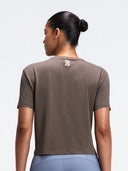 Micromesh SS Crop Tee W