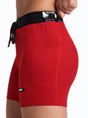 Striped Cadence 5" Compression Short W