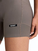 Striped Cadence 5" Compression Short W