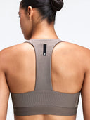 Striped Cadence Scoopneck Bra W