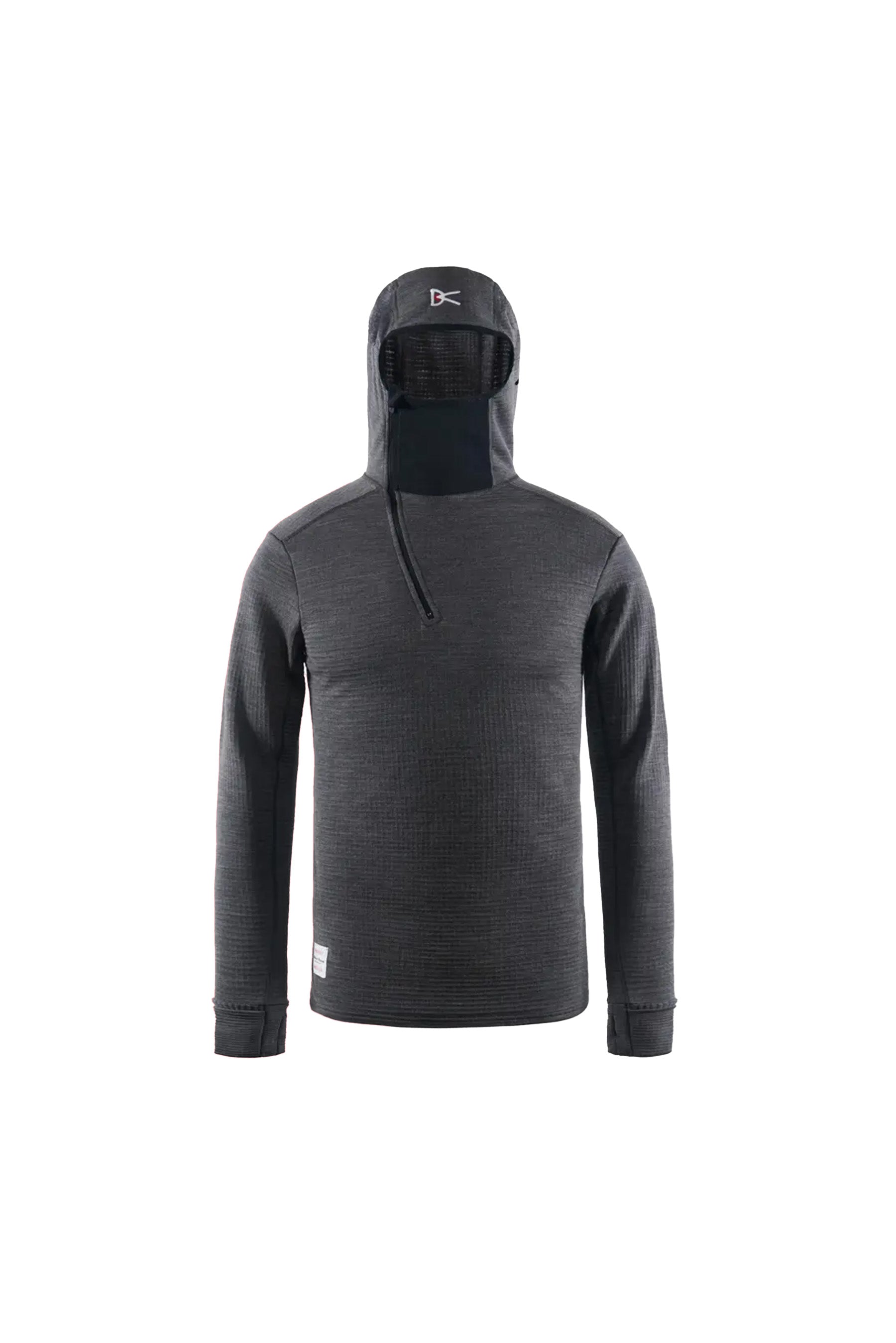 DISTRICT VISION Hooded Merino Grid Fleece | STATION 