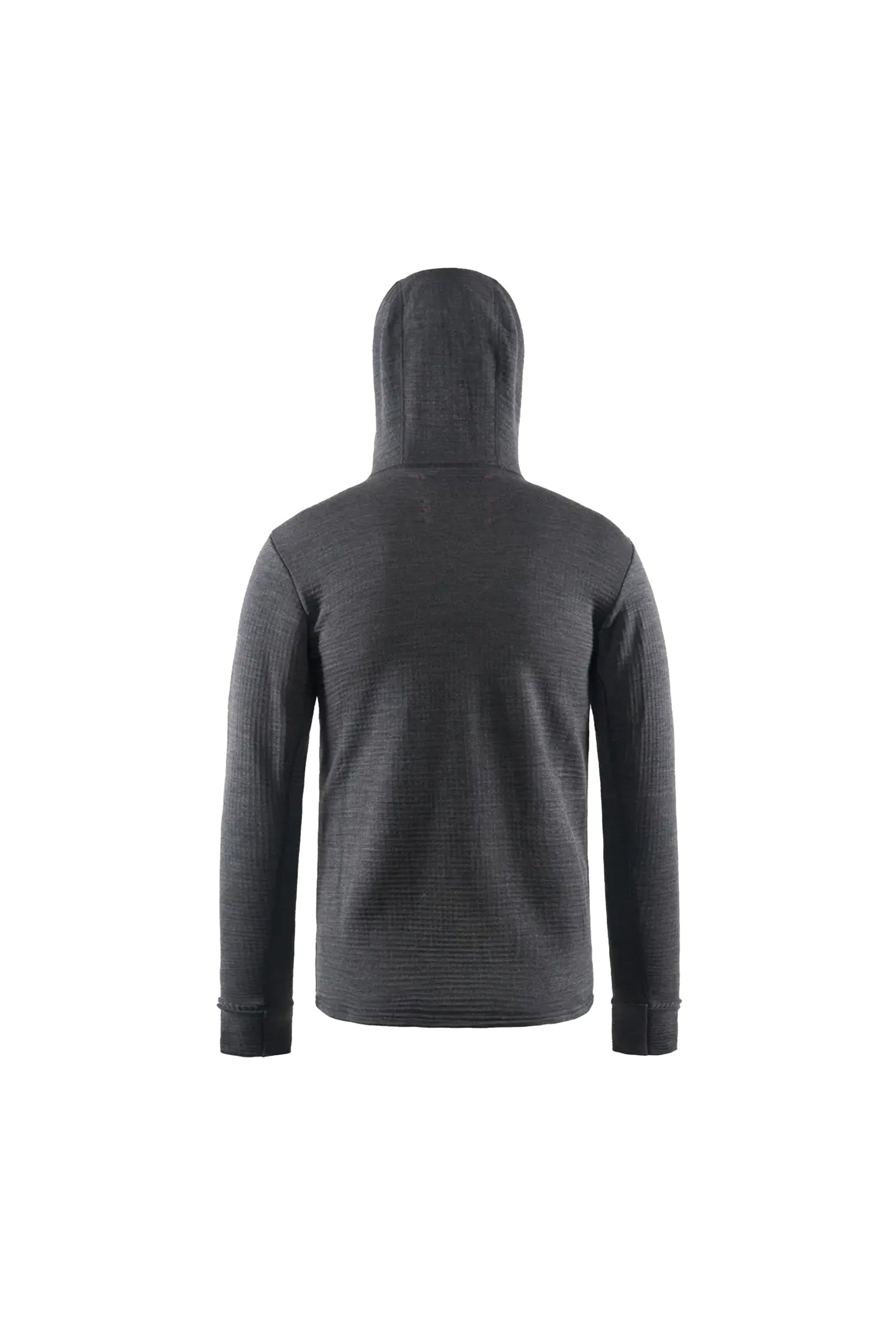 DISTRICT VISION Hooded Merino Grid Fleece | STATION 