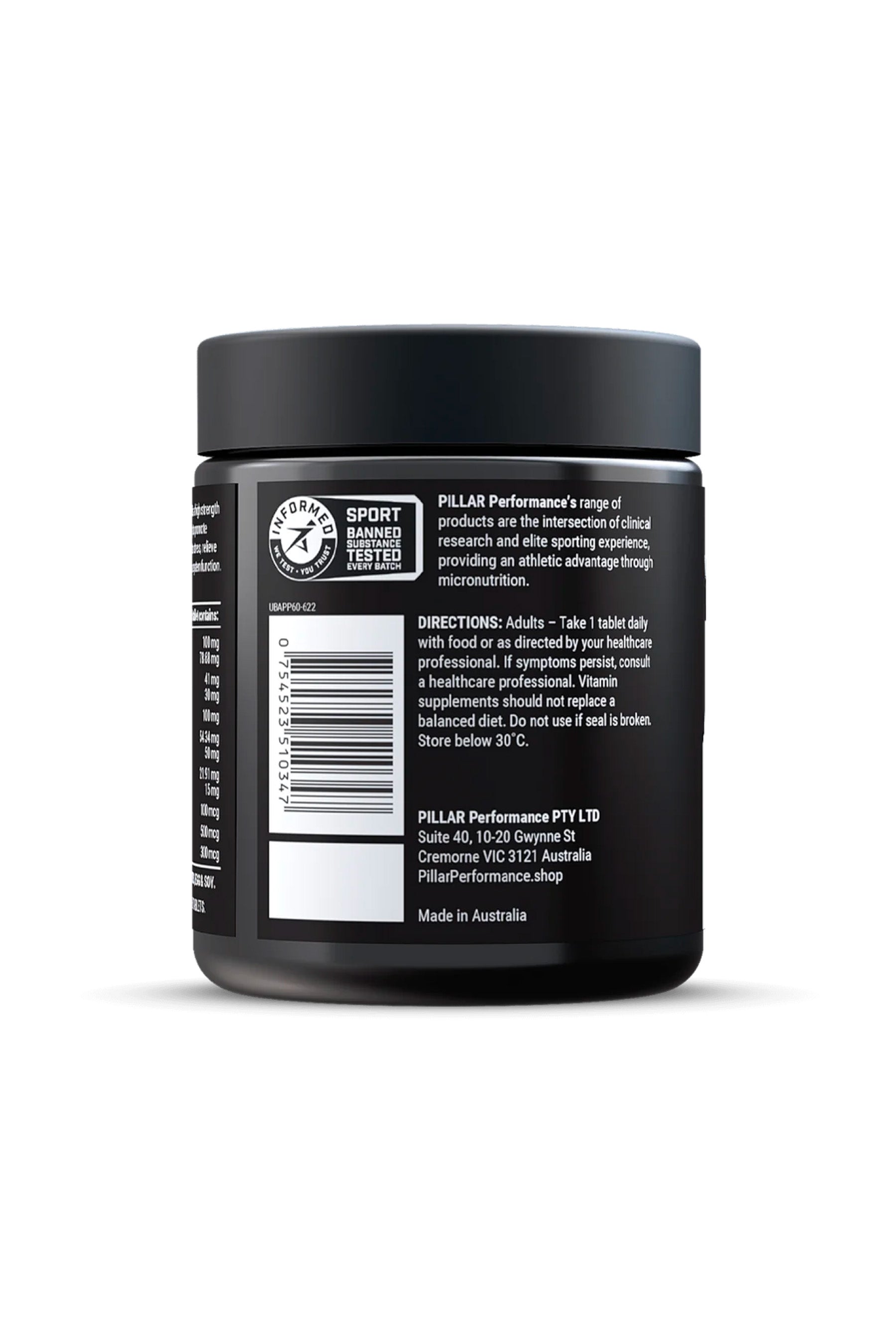 PILLAR Ultra B Active Energy Production STATION 