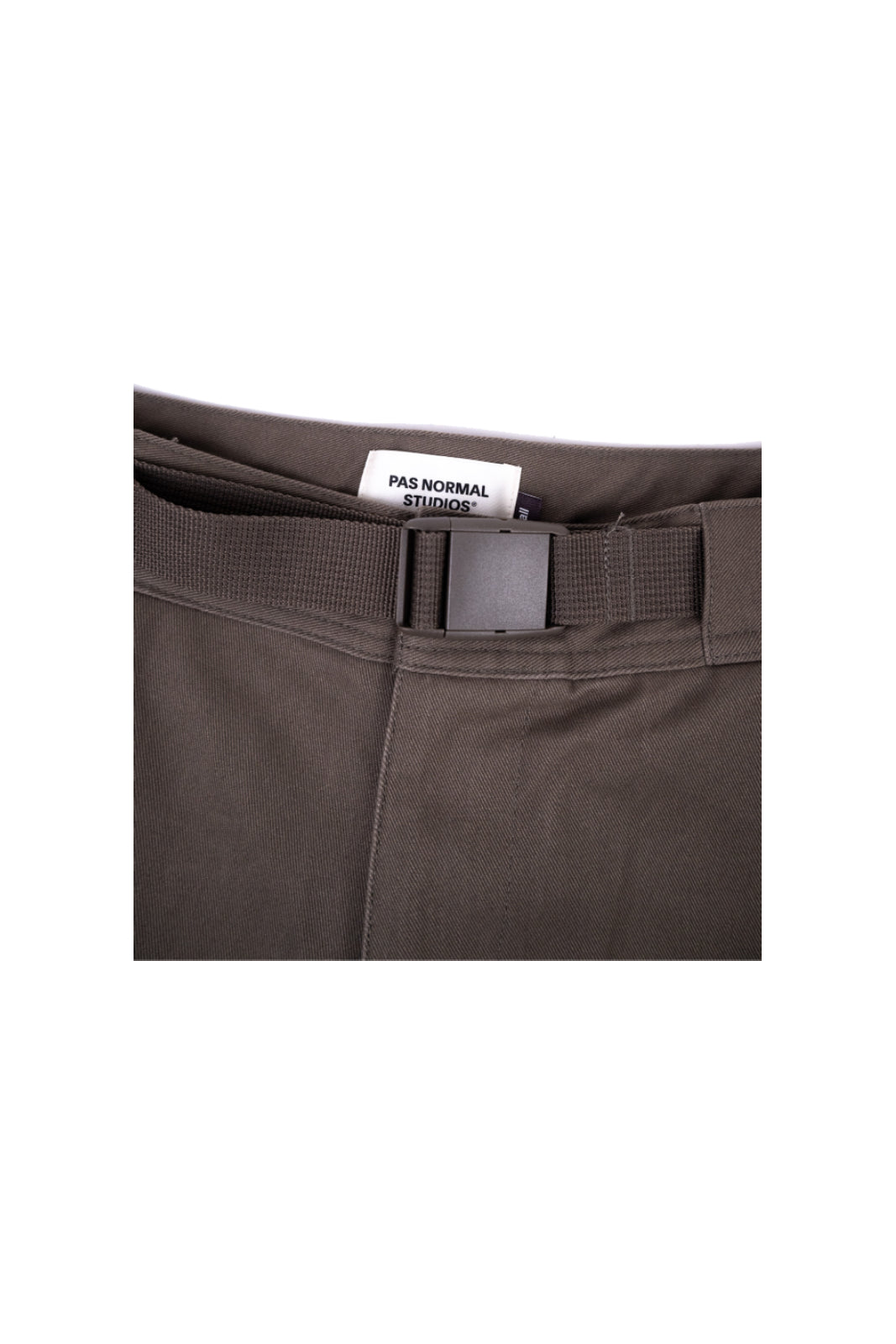 Pas Normal Studios Off-Race Cotton Twill Shorts | STATION 