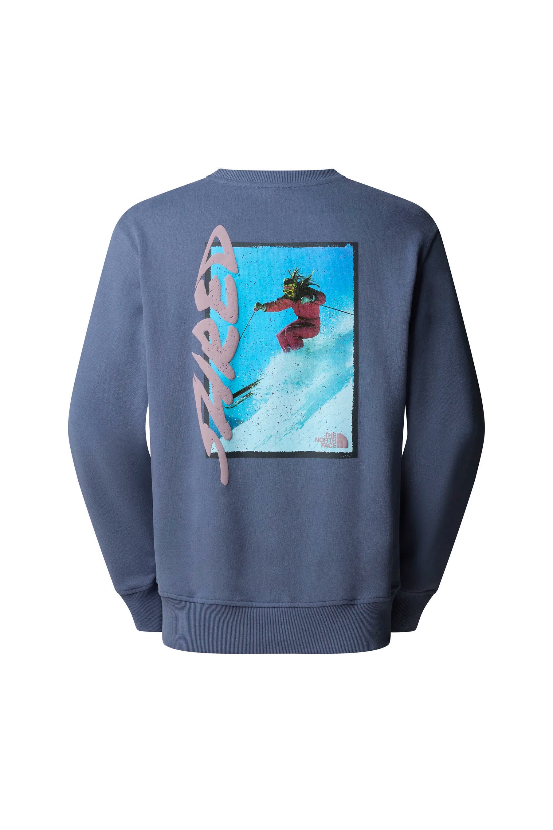 U NSE Slopes Relaxed Crew Sweatshirt-Gra