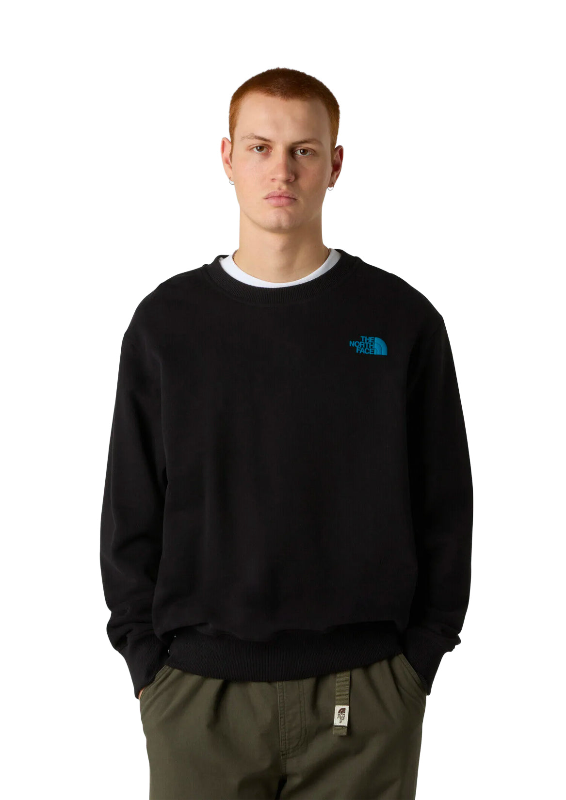 U NSE Slopes Relaxed Crew Sweatshirt-Gra